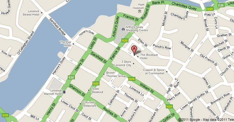 The Boutique Hotel Limerick | 3 Star Hotel Limerick | Hotel Limerick
